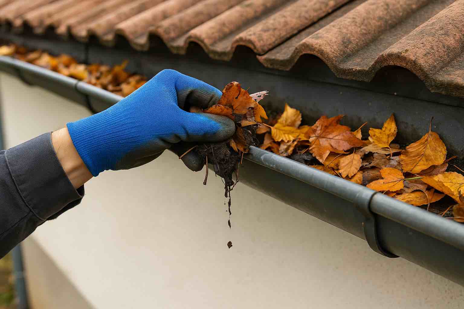 Dachrinnenreinigung