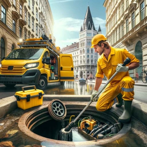 Kanalreinigung Notdienst in Wien - Wenn es mal schnell gehen muss